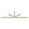 Ekena Millwork Saratoga Rough Sawn Timber Gable Bracket, Douglas Fir, 108"W x 27"H x 2"D x 4"F, 6/12 Pitch GBW108X27X0204SAR00RDF - alternate 1